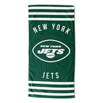 The Northwest Company 1NFL/72004/1015/RET: 30X60 Beach Towel (Nl) Stripes - Jets