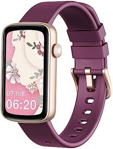 Shang Wing Montre Connectée Femme Montre Sport Bracelet Connecté Podometre Cardiofrequencemetre Oxymetre Trackers d'Activité Smartwatch Etanche IP68 pour Android iOS Notification SMS/Appel Violet