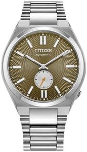 Citizen Herren Analog Automatik Uhr mit Edelstahl Armband NK5010-51X