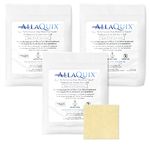 AllaQuix High Performance Stop Bleeding Gauze - Large (2"x2"Square) - (3-Pack) Professional-Grade First-Aid Hemostatic Gauze (Blood Clotting Bandage)