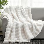 Cozy Bliss Faux Fur Throw Blanket f