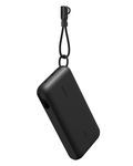 Belkin Portable Charger, USB-C Power Bank 20,000mAh with 2x Type C Ports & 1x USB-A Port, Digital Battery Display, 20W Charging for iPhone 17 Series, Samsung Galaxy S25, Pixel 10, iPad, & More - Black