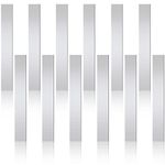 12 Pcs Metal Shim Stock 304 Stainless Steel Sheet Shim, Flat Sheets of Metal for Kitchen DIY Craft Making Marine Application 0.001, 0.0015, 0.002, 0.003, 0.004, 0.005 Inch Thick, 1x 6 Inch