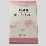 Drinking Water Test Kit for Fluoride – High-Sensitivity Tap Water Testing Kit, Accurate Fluoride Test Strips for Home Water Quality (5 Tests)
