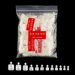 Shills Professional 600 Pcs False White Toenails Full Cover Artificial Acrylic Toenails Fake Toenail Tips Nail Salons Diy Foot Decoration Manicure Tools