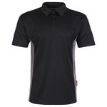 TuffStuff mens Elite Polo Shirt, Black, M UK