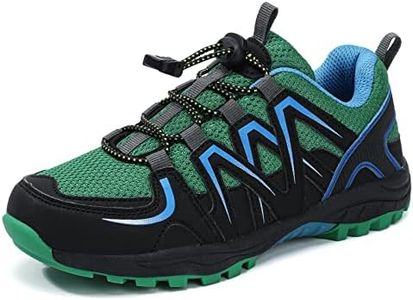 SANNAX Scarpa da Trekking Bambini Scarpe da Ginnastica Ragazzi Traspirante Calzature da Escursionismo Ragazze Leggere Outdoor Casual Sneakers Antiscivolo