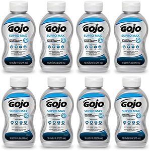 GOJO SUPRO MAX Hand Cleaner, 10 fl oz Heavy Duty Hand Cleaner Squeeze Bottle (Pack of 8) - 7278-08