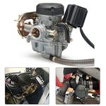 JFG RACING CVK PD18J Carburettor for Scooter 4 Stroke GY6 50CC 139QMB 139QMA Jonway Baja Jmstar Lance NST Peace Banzer Barton Zipp Romet 18mm