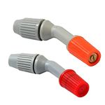 WMLBK 2PCS Spray Head-Spray Nozzle Cone-Sprayer Elbow Nozzle Replacement parts for Outdoor, Garden，8MM Spray Rod