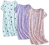 PNAEONG 3 Pack Women's Cotton Night