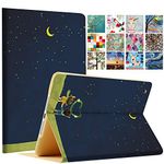 DuraSafe Cases for iPad 4 iPad 3 iPad 2-9.7 Inch [iPad 4th / 3rd / 2nd Old Model ] A1396 A1416 A1430 A1403 A1458 A1459 A1460 A1395 A1397 Printed Folio Magnetic Smart Protective Cover - Night Sky