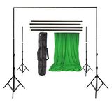 VTS Backdrop Stand Setup Photo Studio Green Backdrop Chroma Key Screen Background for Indoor-Outdoor, Commercial, YouTube Photography (9 x 9ft. -4)