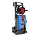 AR Blue Clean BC390HSS Electric Pressure Washer-2300 PSI, 1.7 GPM, 13 Amps Quick Connect Accessories, Integrated Design, On Board Storage, Portable Pressure Washer, High Pressure, Car Washer, Patio