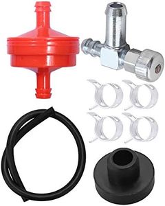 Fuel Hose Replacement for 3000 5000 6250 Watts Craftsman Coleman Powermate Maxa Generac Honda GX240 Generator Snapper Snowblower Snow Thrower with Fuel Filter Gas Tank Grommet Bushing Shut-Off Valve