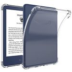 Miimall Compatible All-New Kindle Case (11th Gen, 2022 Released), Soft TPU Ultra-Thin Anti-Scratch Slim Back Panel, Anti-Drop Shockproof Protection Clear Cover Case for All-New Kindle 2022, 6ââ‚¬â„¢ââ‚¬â„¢inch