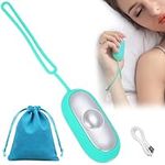 wimony Sleep Aids Device, Handheld Calming Sleep Aid Device, Microcurrent Sleep Aid for Calm Carry for Anxiety, USB Rechargeable, for Adults Relieve Insomnia, Relieve Stress (Cyan)