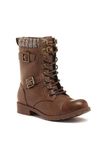 Rocket Dog Women's Billie Combat Boots, Brown, 5 UK