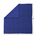 WELIV Homes 72 x 80 inch Non-Woven Padded Moving Blanket,blue