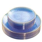 Rubtlamp 60Pcs Clear Blue Plastic P