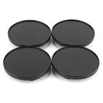 RhinoTuning 4 Pcs Set 63mm Wheel Centre Cap OD 63mm ID 48mm Hub Caps Wheel Hub Centre Covers Alloy Hub Covers Compatible with Range Rover for RRJ000010XXX (black)