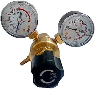 Pressure Regulator SENRISE Co2 Argon Regulator 0-315Bar Pressure Reducing Mig Tig Welding for Gas Bottle with W21.8 Outlet