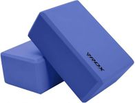 RDX Yoga Block Set, High-Density Eva Foam, Non-Slip Brick for Pilates Flexibility Body Balance, Easy Grip Surface for Stability Strength Training Deepen Poses Exercise for Men Women Office Home Gym