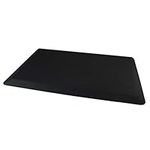 Ultralux Premium Anti-Fatigue Floor Comfort Mat, Durable Ergonomic Non-Slip Kitchen Standing Mat, 2cm Thick, 40 x 60cm, Multi-Purpose Standing Support Pad, Home, Office, Kitchen, Garage Rug, Black