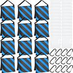 12 Packs Photography Weight Bags Photo Studio Filled Weight Bag Empty Heavy Sandbag Set for Photography Tripod Stand Light Stand Sports Outdoor Photo Video Studio Boom Brackets (Blue, Black)