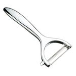 MasterClass 'Y' Potato Peeler, Stainless Steel Vegetable Peeler for Kitchen with Swivel Blade and Ergonomic Handle, Dishwasher Safe, 10-Year Guarantee, Silver