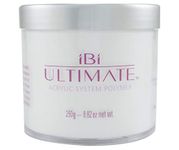 IBI Ultimate French Crystal Clear Acrylic Powder for Nail Art (250gm)