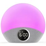 Dreamegg Sound Machine - Sunrise Alarm Clock, White Noise Machine for Sleeping with 30 Soothing Sounds, Gentle Wake up Sunlight, Dimmable Display, White Noise Sleep Aid for Heavy Sleepers, Adult Baby