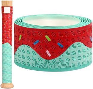 Waycel Bat Grip Tape – 0.5mm / 1.1mm / 1.8mm – Baseball & Softball Bat Wrap – Anti-Slip Batting Grip Tape for Baseball Bats & Softball Bats – Ice Cream Style