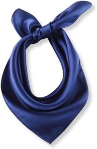 PoeticEHome 100% Mulberry Silk Neck Scarf 21"x21" Small Square Scarfs for Women Gift Packed