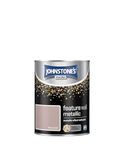 Johnstone's Feature Wall Metallics Paint - Rose Gold 1.25L