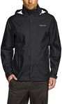 MARMOT Men’s PreCip Jacket | Lightweight, Waterproof, Black, Large