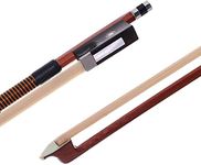 Violin Bow 4/4 Brazilwood Bow for Violin Octagonal Stick Ebony Frog with Mongolian Horse Hair