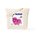 CafePress OB Nurse Tote Bag Natural Canvas Tote Bag, Reusable Shopping Bag