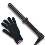 Enzo Milano STR25DV-B Professional Clipless Round Barrel Curling Iron, 1 Inch