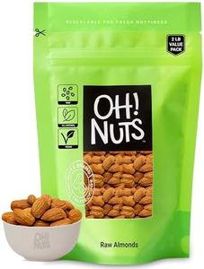 Almonds | Raw - 100% Natural | 2 lb | High-Protein Whole Almonds | Packed in New York Zip-Seal Bag for Exceptional Freshness by Oh Nuts
