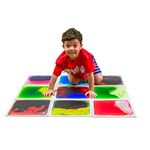 Art3d Liquid Fusion Activity Play Centers for Children Toddler Teens 12" X 12" Pack of 9 Tiles in Different Color