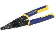 IRWIN Vise-Grip Wire Stripping Tool / Wire Cutter, 8-Inch (2078309), Multicolor