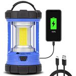Camping Lantern, 3200LM LED Lanterns for Power Outages, 4600mAh Phone Charger & Rechargeable Lantern, 5 Light Modes Lantern Flashlight for Hurricane/Emergency/Storm, CT CAPETRONIX Camping Accessories