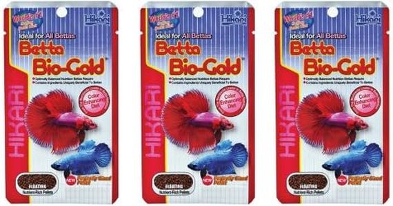 Hikari Betta Bio Or 5 g * Lot de trois * pour siamois Fighters Bundle