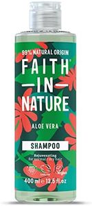 Faith In Nature Shampoo Naturale all'Aloe Vera, Ringiovanente, Vegano, senza Parabeni e senza SLS, non Testato su Animali, per Capelli da Normali a Secchi, 400 ml