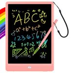 Orsen LCD Writing Tablet 10 Inch, Colorful Magnetic Doodle Board Drawing Board, Erasable Reusable Writing Pad, Educational Writing Board for Kids and Adults at Home, School and Office (Pink)