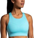 Brooks Drive 3 Pocket Run Bra - Vivid Teal - 30CD