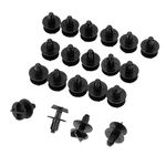 Mtsooning 20PCS Battery Cover Cowl Panel Retainer Clips, Auto Bumper Fastener Rivet Nylon Car Retainer Replacement for Universal Vehicles LR024316 Honda Rancher Foreman