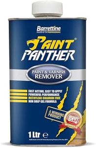 Paint Panther Paint & Varnish Remover Non-Drip Gel, Paint Stripper for Wood & Masonry, Removes Paint, Varnish & Lacquer, Fast Acting Low Odour Formula, (1 LTR)