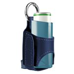 Beautyflier Asthma Inhaler Holder PU Leather Travel Handy Holder for Adults and Kids, Inhaler Not Included